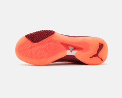 Chaussure indoor Puma Accelerate Nitro SQD rouge – Image 6