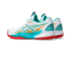 Chaussure indoor Asics Powerbreak FF vert rouge – Image 3