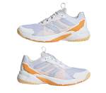 Chaussure indoor Adidas Crazyflight 6 blanc et jaune – Image 3