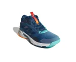 Chaussure indoor Adidas Cazyflight Mid 6 bleu handball – Image 2