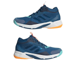 Chaussure indoor Adidas Cazyflight Mid 6 bleu handball – Image 4