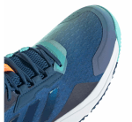Chaussure indoor Adidas Cazyflight Mid 6 bleu handball – Image 7