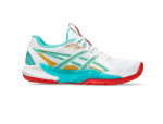 Chaussure indoor Asics Powerbreak FF vert rouge