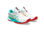 Chaussure indoor Asics Powerbreak FF vert rouge – Image 2