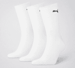 Pack 3 Chaussettes Puma CREW Blanches