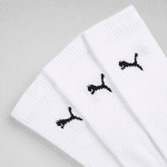 Pack 3 Chaussettes Puma CREW Blanches – Image 3