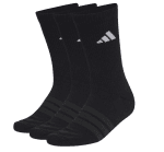 Chaussettes Adidas rembourrées mi-mollet (x3) Noir