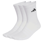 Chaussettes Adidas rembourrées mi-mollet (x3) Blanc